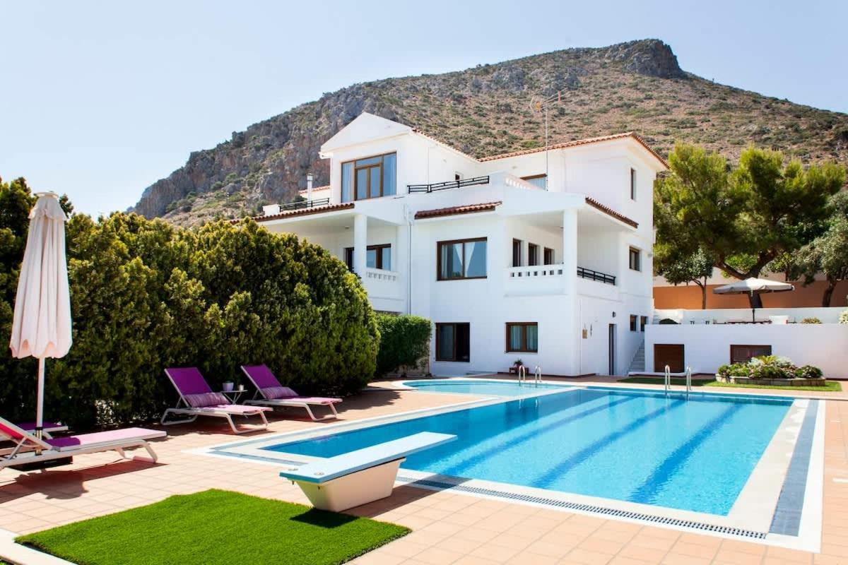 Artemis Luxury Villa - Hersonissos Private Pool Oasis Bagian luar foto